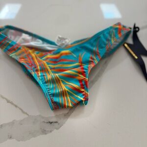 Teal and Orange scanty Bottom